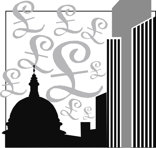 The image shows a black background with white text that reads "£10" repeated multiple times across it.