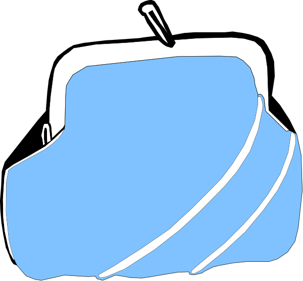 The image shows a blue suitcase with white handles on top of it against a black background.