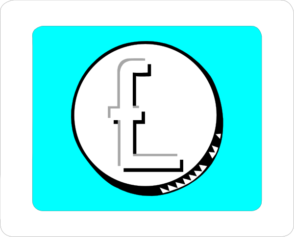 The image shows a collection of four different logos with various designs on them against blue backgrounds.
