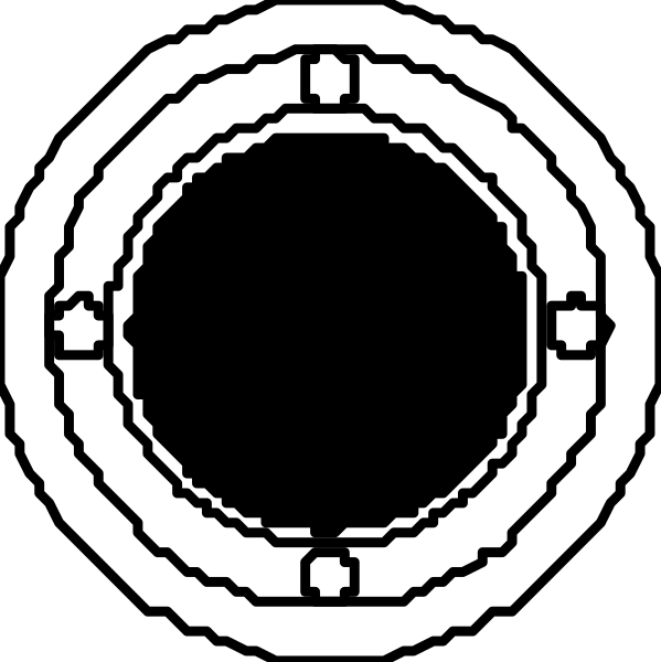 The black background of a computer screen with no visible content on it.