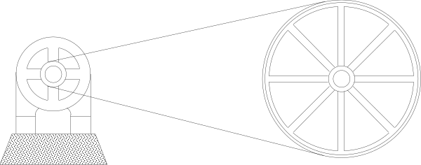 The image shows a black and white graphic of text that reads "AIR".