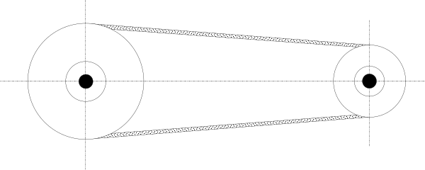 The image shows a black vinyl record with white lines representing sound waves emanating from it on either side of an arrow pointing to its center.