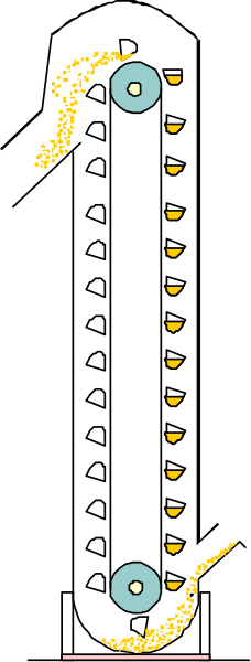 The image shows a black and white pixelated representation of an object with two circular elements on either end connected by what appears to be a straight line in between them against a gray background.