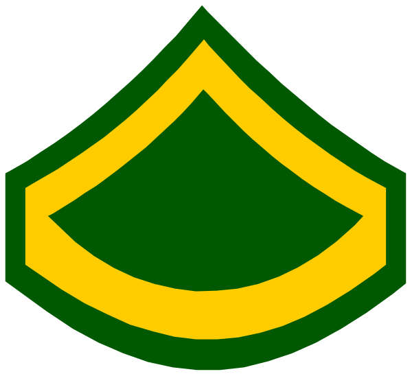 The image shows a stylized emblem with three distinct sections: on top is an eagle's head facing left; in the middle section there appears to be some sort of shield design but it isn't clear what exactly it represents due to its small size and low resolution; at bottom, two crossed swords are depicted. The background color behind these elements seems dark grey or black with a lighter shade on either side where the emblem is placed.