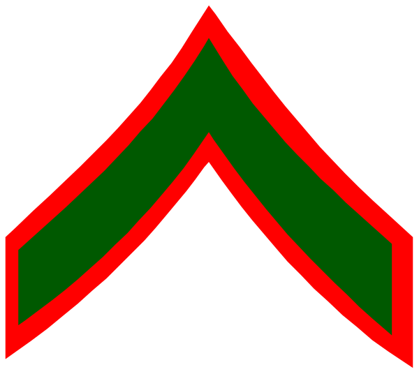 The image shows a stylized graphic of an arch with two vertical lines on either side forming what appears to be a tent-like structure in red against a black background.