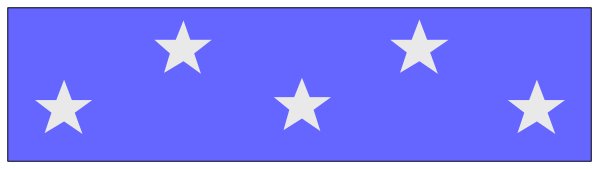 The image shows a pixelated representation of an American flag with stars on it placed above what appears to be a bar graph that has blue bars indicating some form of measurement or data comparison between two entities labeled "USA" and another entity, which is not fully visible due to cropping at the bottom edge.