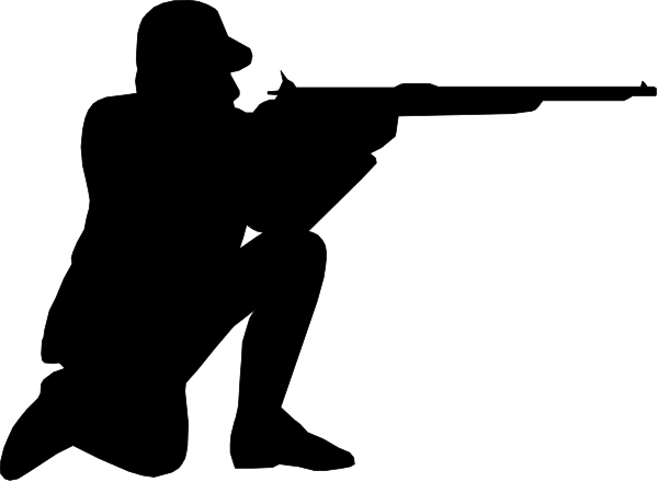 The image shows a black rectangle with two white lines on either side of it against a gray background.