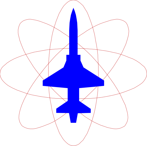 The image shows a graphic of an F16 fighter jet with its wings spread out inside what appears to be a circular energy field that resembles radar waves emanating from it.