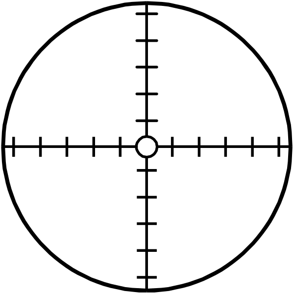The black background has a white dot at its center.