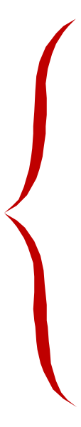 The image shows a red line with two black lines on either side of it against a gray background.