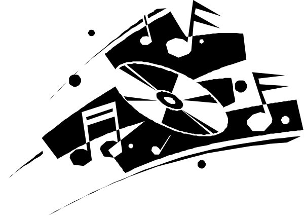 The black and white illustration shows a spaceship with three visible windows flying through space next to two stars.