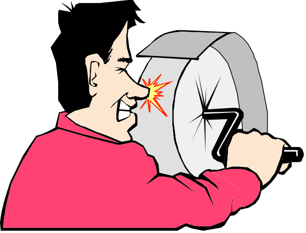 The cartoon shows a man with glasses holding an object that looks like it could be used for measuring distance to his face while he is looking at something off-camera through what appears to be binoculars, and there's another person in red behind him who seems surprised or shocked by the situation.