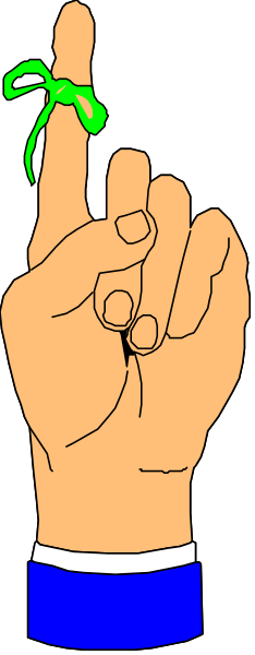 The image shows a hand pointing upwards with an index finger extended towards what appears to be a small green plant growing from it.