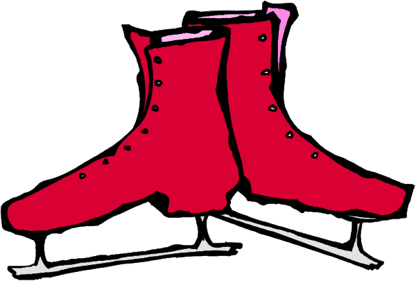 The image shows a pair of red boots with laces on top against a white background.