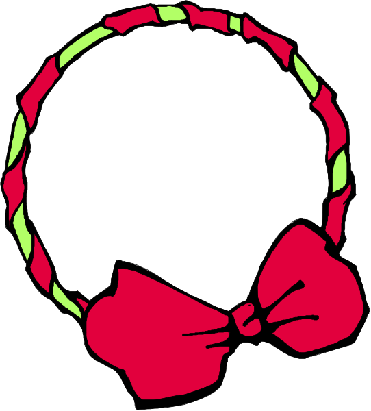 The image shows a red bow with two loops on either side of it against a white background.