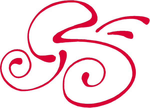 The image shows a red cursive signature on white background with no other discernible content present.
