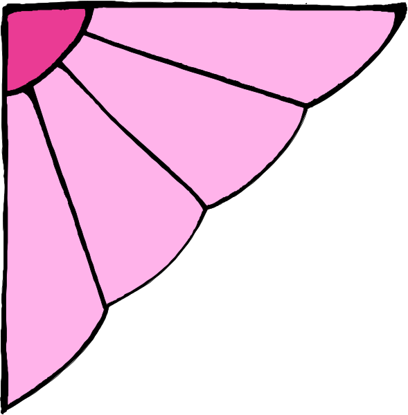 The image shows a pink butterfly with wings spread out against a white background on top of what appears to be an open book cover that has been cut off at both ends in two separate panels.