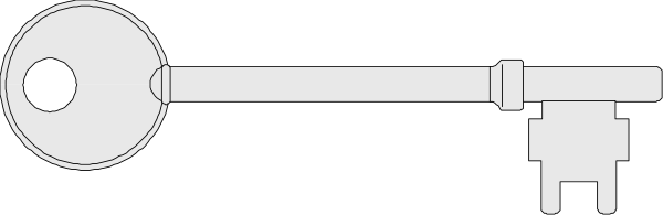 The black and white illustration shows a simple representation of an object with two handles on either side connected by what appears to be a hinge in the center.