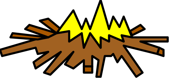 The image shows a black background with an abstract design resembling trees on top of what appears to be hills or mountains in shades of yellow and orange at the bottom center area; there is no text present, indicating that it might represent some form of stylized landscape scene without any specific details.