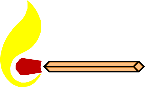 The image shows a stylized graphic of two candles with flames on top against an orange background; there is no text present in this clip-art image.