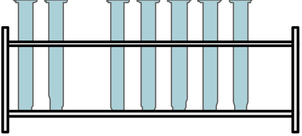 The image shows a black and white pixelated representation of an electronic device with text on it that reads "HELLO WORLD".