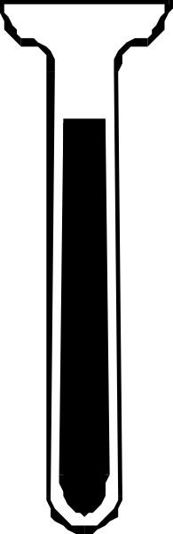 The black and white logo of a company that sells tools with an allen wrench on it.