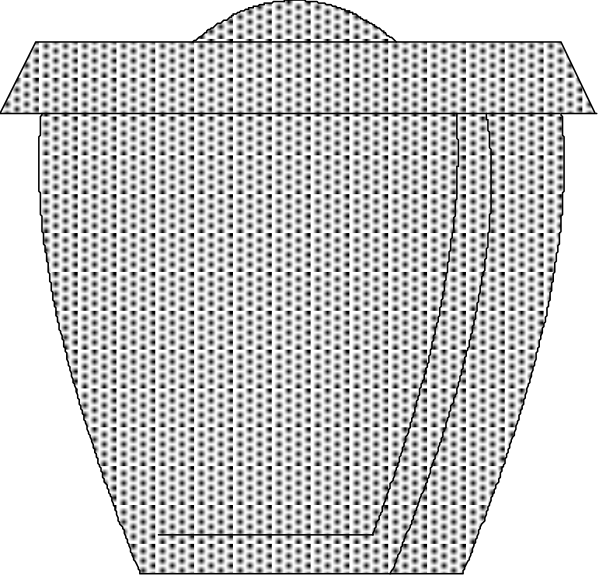 The image shows a black and white illustration of an ice cream cone with two scoops on top against a plain background.