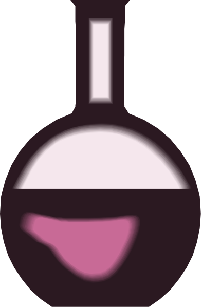 The image shows a cartoon of an exclamation mark with eyes on it inside what appears to be a flask-like container against a gray background.