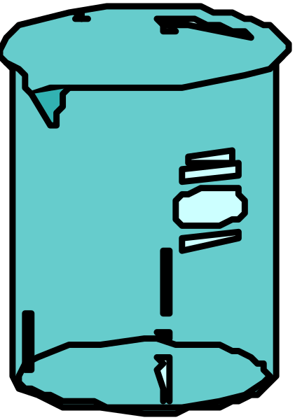 The image shows a cartoon of an ice cream cone with two scoops on top against a gray background.