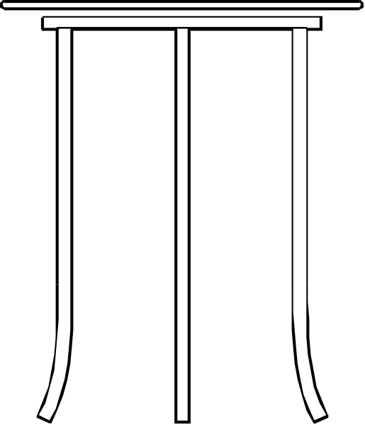 The black and white logo of a podium with two columns on either side is shown against a gray background.