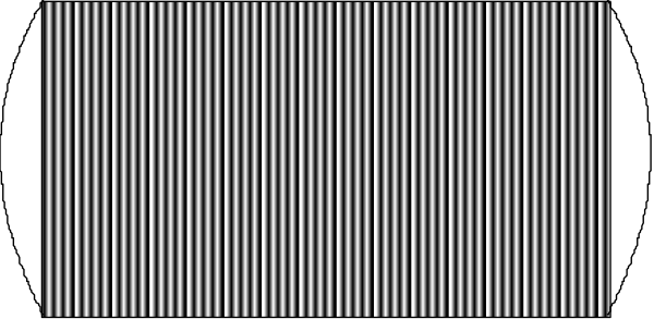 The image shows a pattern of vertical lines with varying shades from light to dark gray against a lighter background.