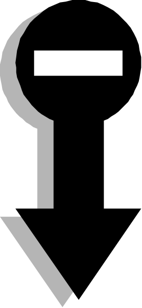 The image shows a black silhouette of an object with two handles on either side against a white background.