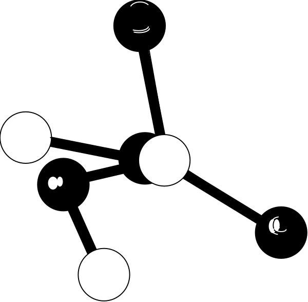 The image shows a black background with white dots scattered across it.
