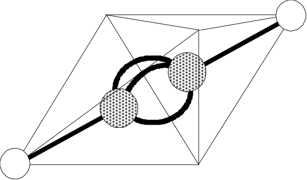 The image shows a black background with white dots scattered across it.