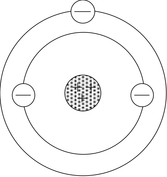 The image shows a black and white diagram with four circles connected by lines to form an abstract pattern that resembles a cross-like structure against a dark background.