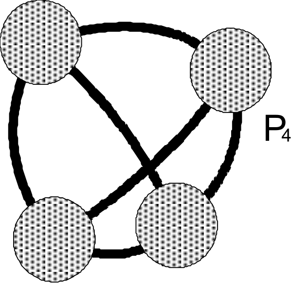 The image shows a black background with white dots arranged to resemble dice on top of each other.