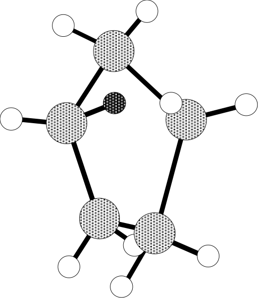 The image shows a black background with white dots scattered across it at various positions.