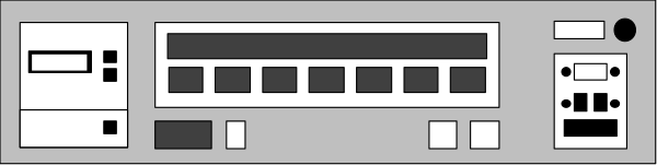 The image shows a computer keyboard with various keys labeled "Shift," "Ctrl," etc., indicating it's an illustration of a standard QWERTY layout on a desktop keyboard set against a gray background.