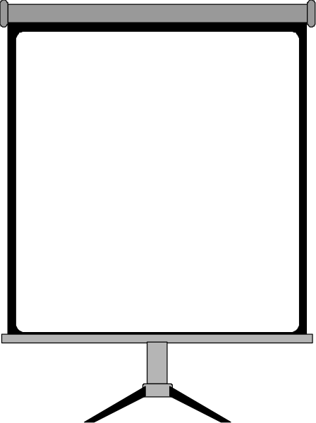 The image shows a simple black and white illustration of an advertisement board with no text on it placed against a gray background.