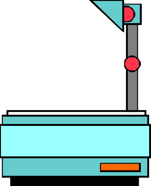 The image shows a simple pixelated representation of an arcade machine with two red balls on top against a dark background.