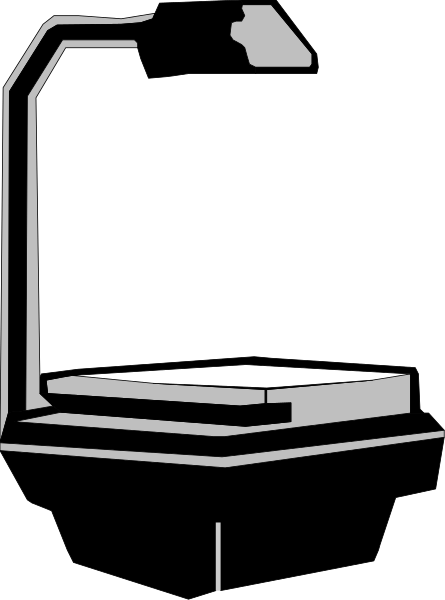 The black and white illustration shows a microscope with an attached camera on top of it placed inside what appears to be a dark room illuminated by light from above.