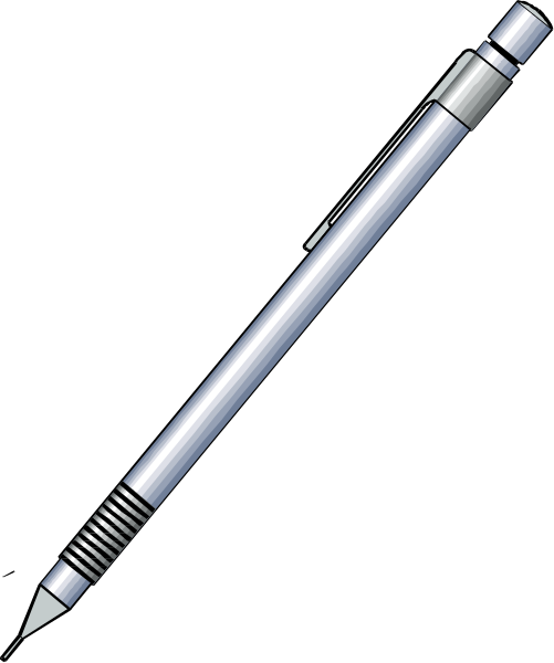 The image shows a pen with two ink cartridges on either end against a black background.