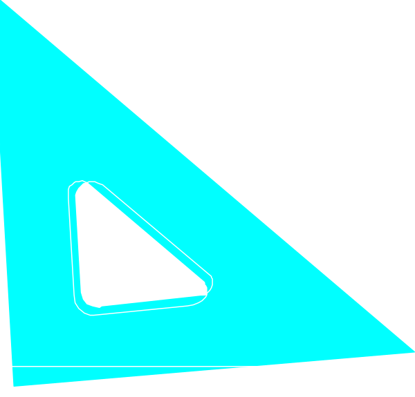 The image shows a simple black and white line drawing of an abstract shape resembling a stylized letter 'A' with two lines forming its sides at different angles from each other against a dark background.