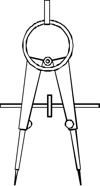 The black and white photo shows a compass with its needle pointing to an object that is partially obscured by another object; there's also a protractor in front of it all on what appears to be a flat surface, suggesting navigation tools used for surveying or mapping purposes.