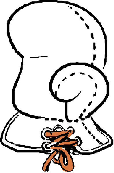 The image shows a black and white photo of an orange object with Chinese characters on it against a gray background.