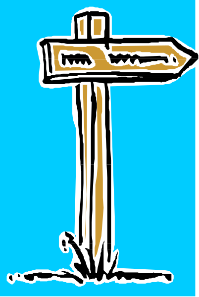 The image shows a cartoon of an arrow pointing to its right with text that reads "10" above it on top left corner against blue background.