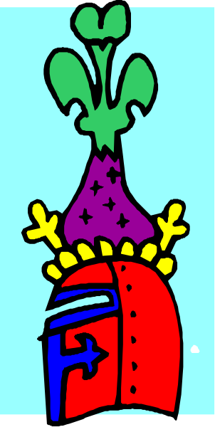 The image shows a cartoon of an alien with purple hair wearing glasses on its head next to a red fire hydrant in front of which there is green vegetation growing outdoors during daylight hours under clear skies, and it appears that this scene might be taking place near the ocean or at least by water.
