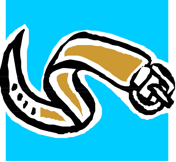The image shows a stylized graphic of an abstract design resembling two intertwined shapes with what appears to be text within them; however, due to its small size in this clip-art format, specific details about objects and actions cannot be confidently determined without zooming into the actual artwork.