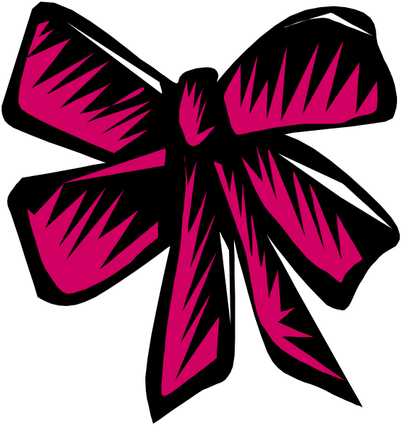 The image shows a pink flower with six petals against a black background on the left side of an abstract design that resembles wings in shades of red and white to its right.