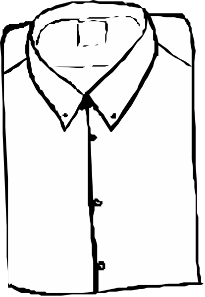 The black and white illustration shows a shirtless mannequin wearing only a tie with buttons undone at its neckline inside what appears to be an open suit jacket hanging on a hanger against a plain background, suggesting it might have been taken from a store or wardrobe display setting.